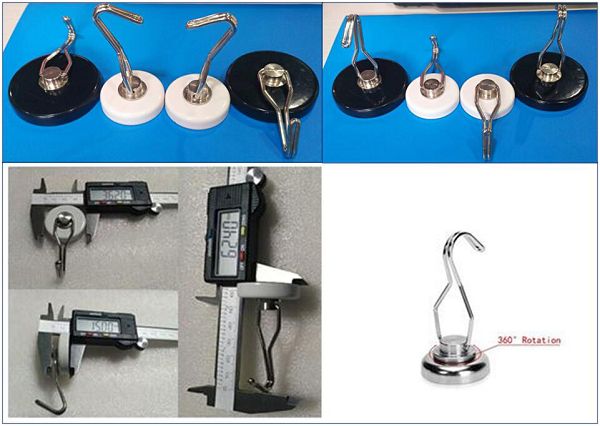 Magnetic Swivel hook magnet with Rotating and Swing Hook Magnetic Swivel hook magnet with Rotating and Swing Hook