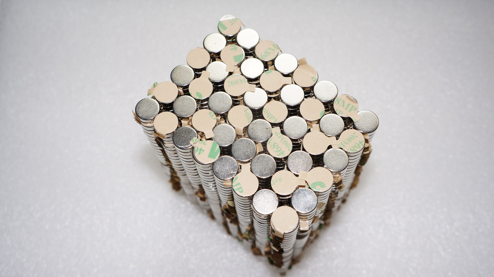Neodymium magnet with 3M adhesive